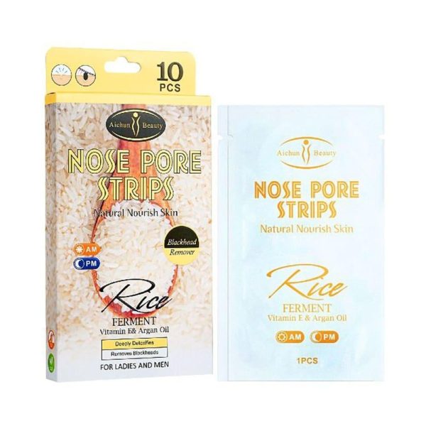 ايشون بيوتي لصقات انف لإزالة الرؤوس السوداء بخلاصة الأرز - 10 لصقات