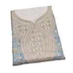 قماش مخور حرير أزرق كريستال