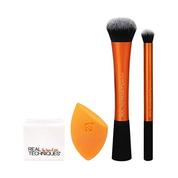 ريل تكنيك مجموعة فرش الوجه الأساسية التميت - 3 قطع