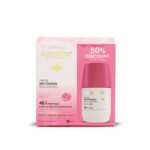 ⁦بيزلين رول اون مزيل رائحة العرق الطبيعي لتفتيح البشرة عطر الورد - 2*50 مل⁩ - الصورة ⁦2⁩