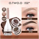 ⁦او تو او جل حواجب مع فرشاة مقاوم للماء رقم 01 لون القهوة 5 جم⁩ - الصورة ⁦3⁩