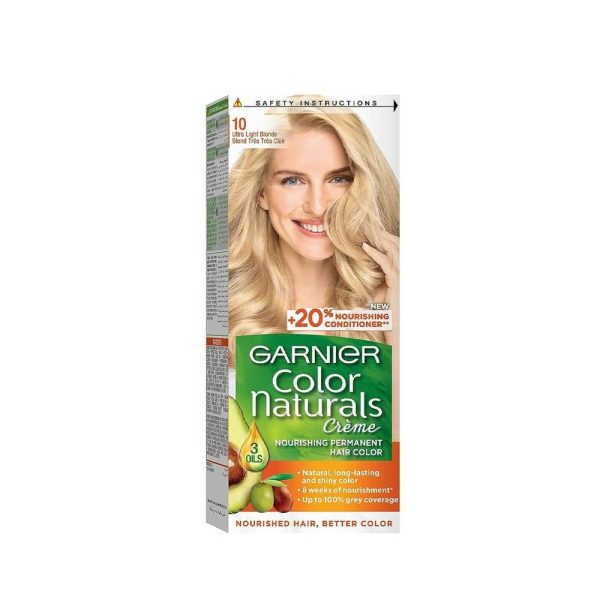 غارنييه كولور ناتشورالز صبغة شعر - أشقر ثلجي فاتح 10