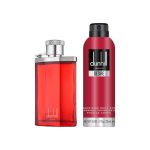 دنهل لندن مجموعة ديزاير ريد للرجال - قطعتين
