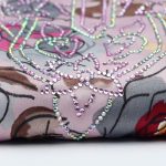 ⁦قماش مخور حرير اندونيسي مشجر - وردي⁩ - الصورة ⁦3⁩