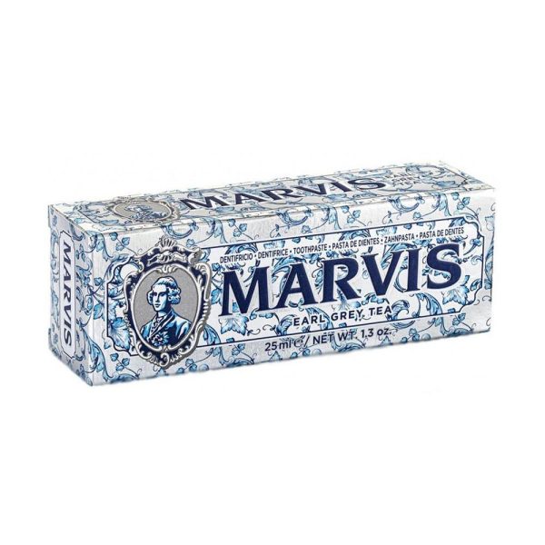 مارفيس معجون أسنان ايرل غري بالشاي حجم مناسب للسفر - 25 مل