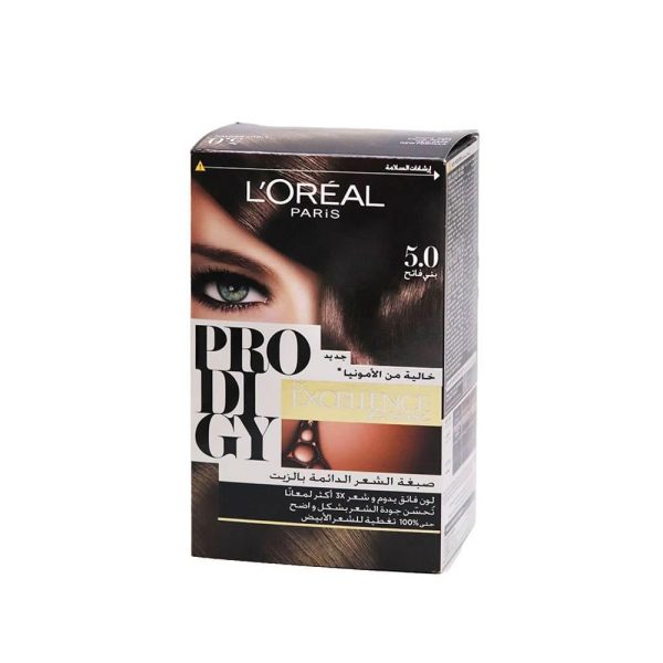 لوريال باريس بروديجي صبغة شعر - بني فاتح 5.0