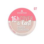 ايسنس بودرة أساس 16 ساعة كوفر اند لاست لون 07 ناتشرال سويدي - 8 جم