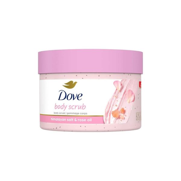 دوف مقشر الجسم بخلاصة ملح الهيمالايا وزيت الورد - 298 مل