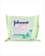 جونسون- مناديل مبللة لتنظيف الوجه للبشرة المختلطة  25 منديل