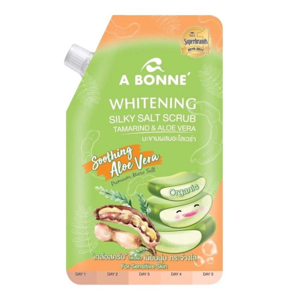 اي بون مقشر الملح الحريري  المبيض بالتمر الهندي والصبار 350 جم