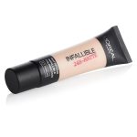 ⁦لوريال باريس انفاليبل كريم أساس 24 ساعة غير لامع لون 10 بورسلين - 35 مل⁩ - الصورة ⁦3⁩