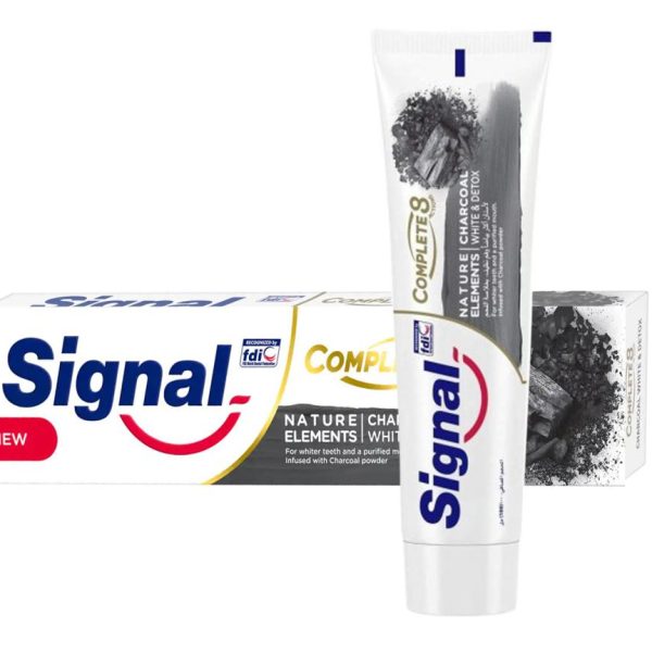 سيجنال معجون أسنان المتكامل 8 بخلاصة الفحم - 100مل