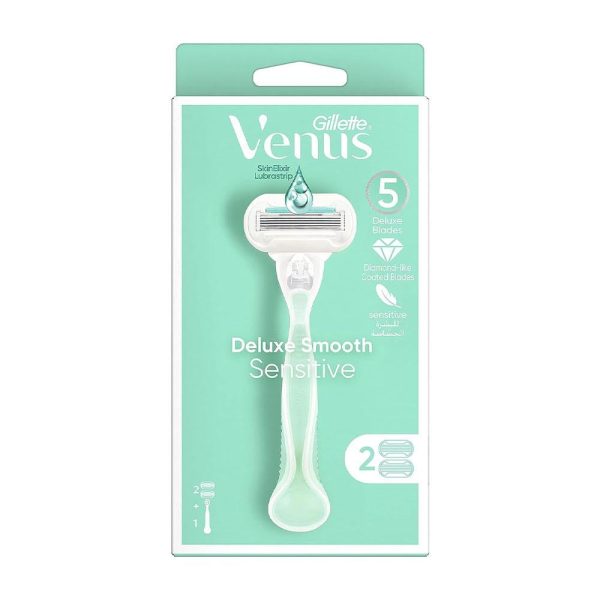 جيليت فينوس شفرات حلاقة نسائية ديلوكس سموث سنستيف - ملحقين