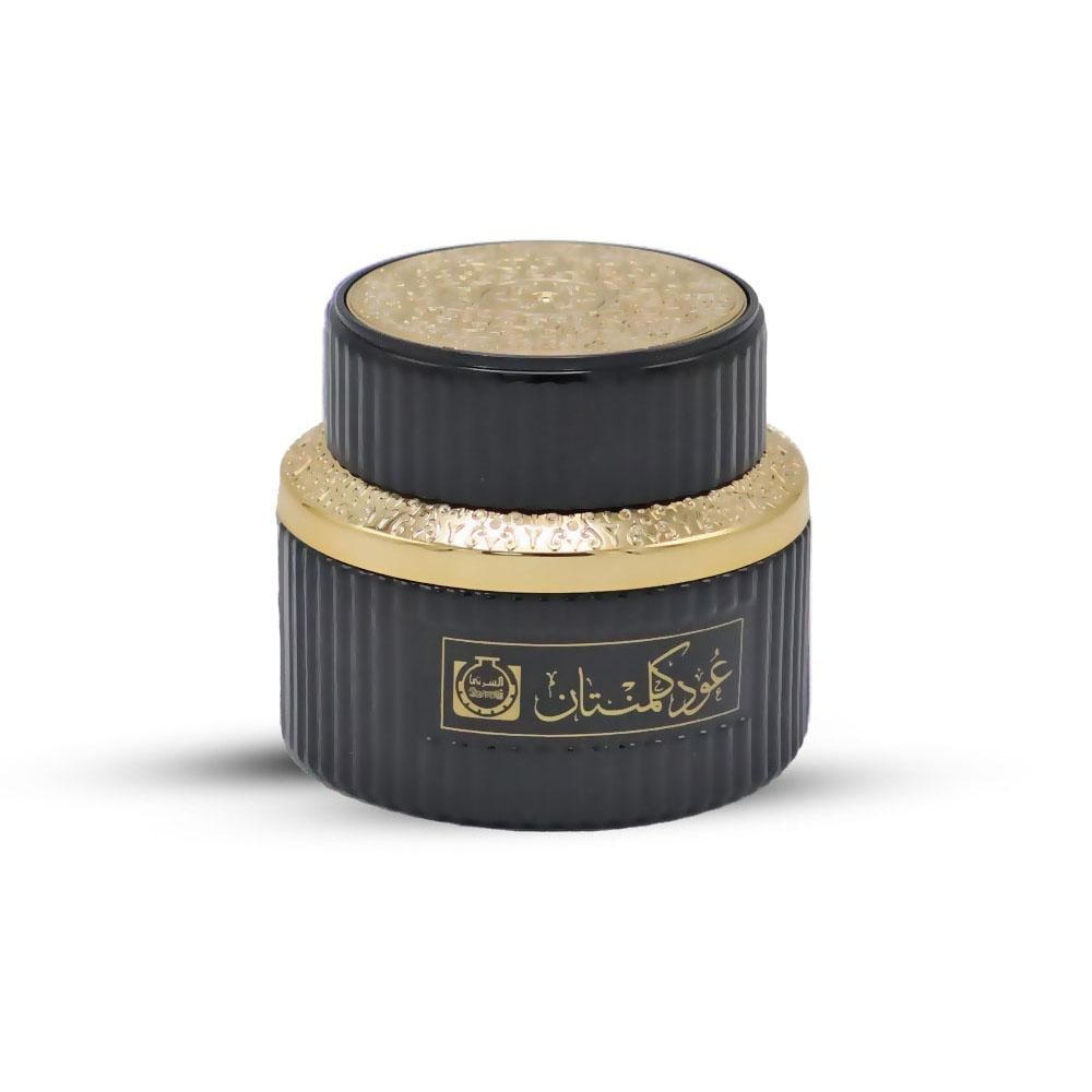 b9071440-2b68-4dc3-a4db-4a0ee38a1db2-1000x1000-o5LOBmmH21aumPh1qowXC5TBsNglaUkD7O06Labl.jpg بخور السرتي معمول عود كلمنتان - 80 جم - الصورة 1