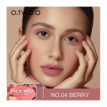 ⁦او تو او بلاشر كريمي للشفاه والخدود والعين 04 بيري  -  10 جم⁩ - الصورة ⁦2⁩