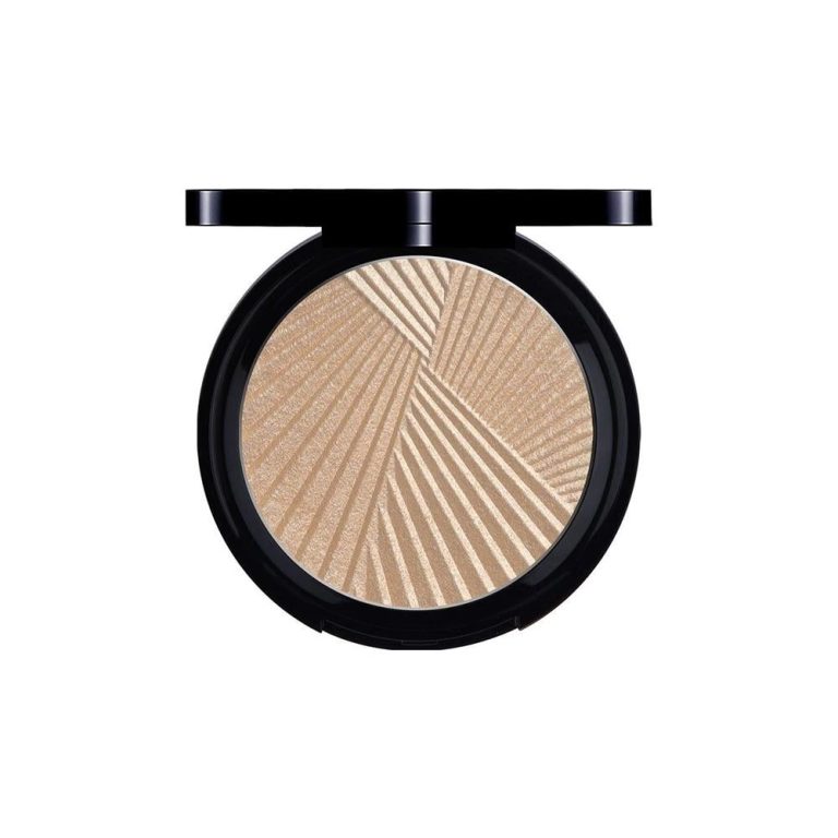 بودرة إضاءة الوجه الذهبية