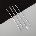 ⁦ميني جود مجموعة إبر حب الشباب - 4 قطع ستانلس ستيل⁩ - الصورة ⁦2⁩