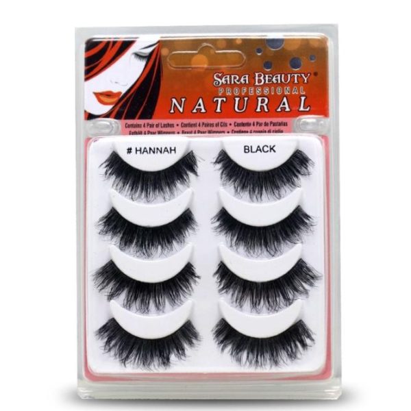 سارة بيوتي مجموعة الرموش  HANNAH