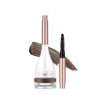 ⁦او تو او جل حواجب مع فرشاة مقاوم للماء رقم 01 لون القهوة 5 جم⁩ - الصورة ⁦2⁩