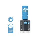 ⁦ريميل لندن كايند آند فري طلاء أظافر رقم 158 أول غراي أوت- 8 مل⁩ - الصورة ⁦4⁩