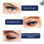 ⁦ريميل لندن سكاندال آيز كحل كاجال مقاوم للماء 008 أزرق - 1.3 جرام⁩ - الصورة ⁦4⁩