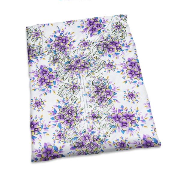 قماش مخور حرير بنفسجي