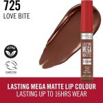 ⁦ريميل لندن أحمر شفاه سائل لاستينج ميجا مات رقم 725 لوف بايت 7.4 مل⁩ - الصورة ⁦5⁩