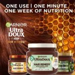 ⁦غارنييه الترا دوكس ماسك مرطب حليب اللوز المغذي - 340 مل⁩ - الصورة ⁦2⁩