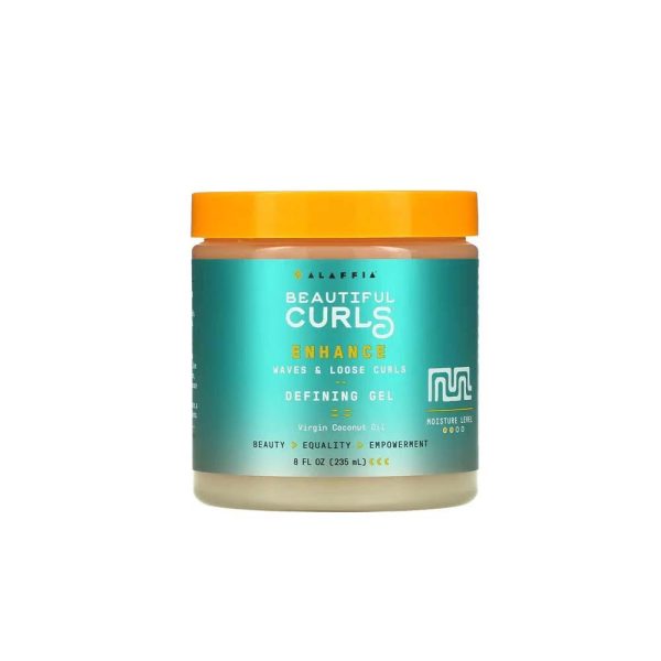 الافيا جل لتحسين الشعر الكيرلي بزيت جوز الهند - 235 مل