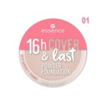 ايسنس بودرة أساس 16 ساعة كوفر اند لاست لون 01 بورسلين - 8 جم