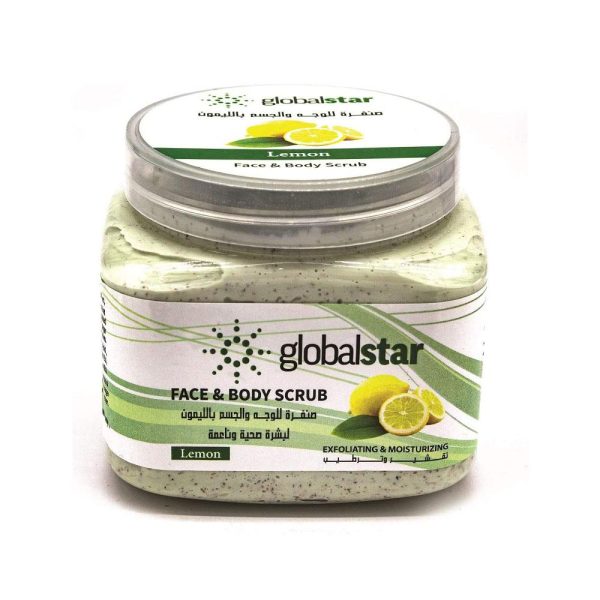 جلوبال ستار مقشر ليمون للوجه والجسم