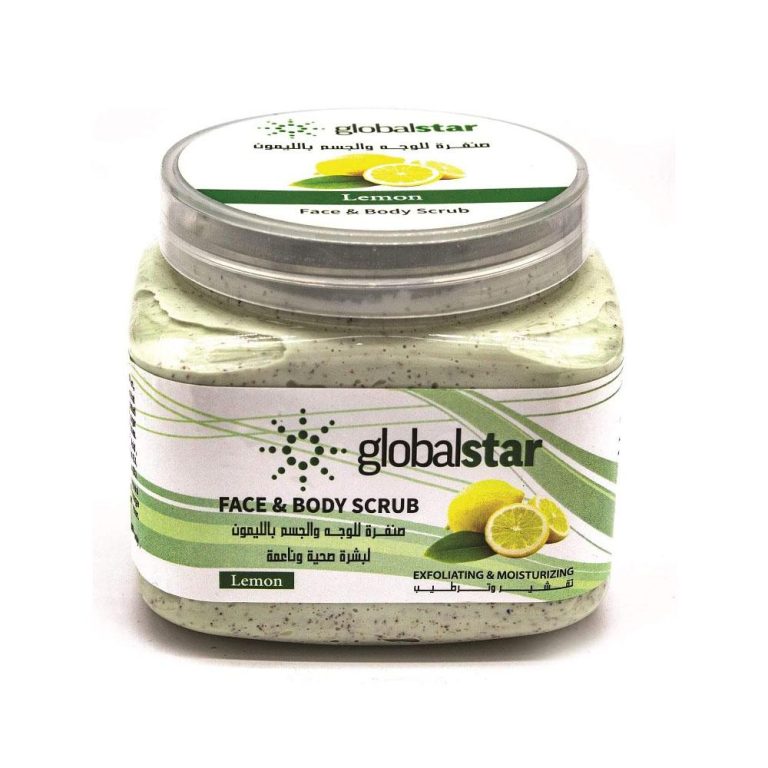 جلوبال ستار مقشر ليمون للوجه والجسم