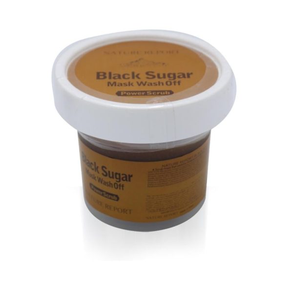 ناتشر ريبورت قناع الوجه بالسكر الأسود -100جم