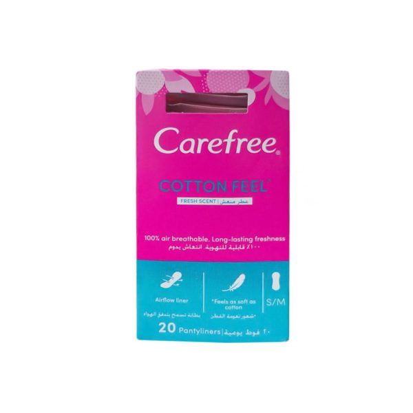 كيرفري فوط يومية ملمس القطن عطر منعش - 20  فوط مغلفة