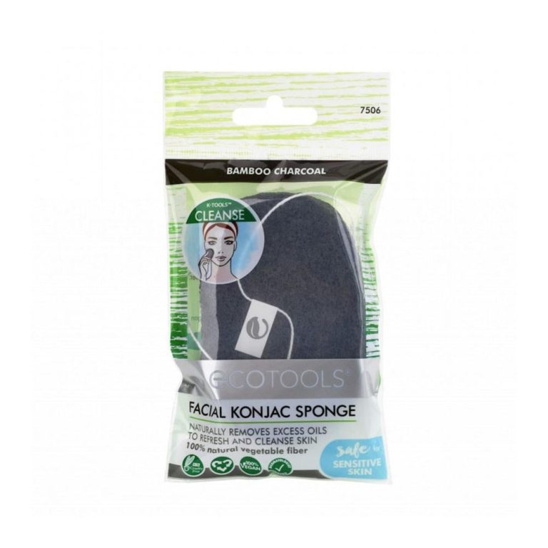 ايكوتولز إسفنجة للوجه بفحم الخيزران