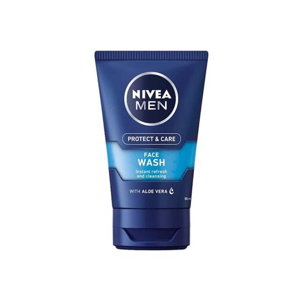 نيفيا غسول منعش للوجه بالصبار حماية ورعاية للرجال - 100مل