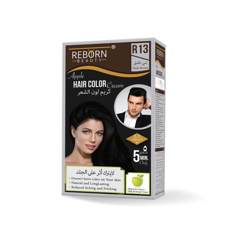 كريم صبغة الشعر بني غامق ريبورن بيوتي