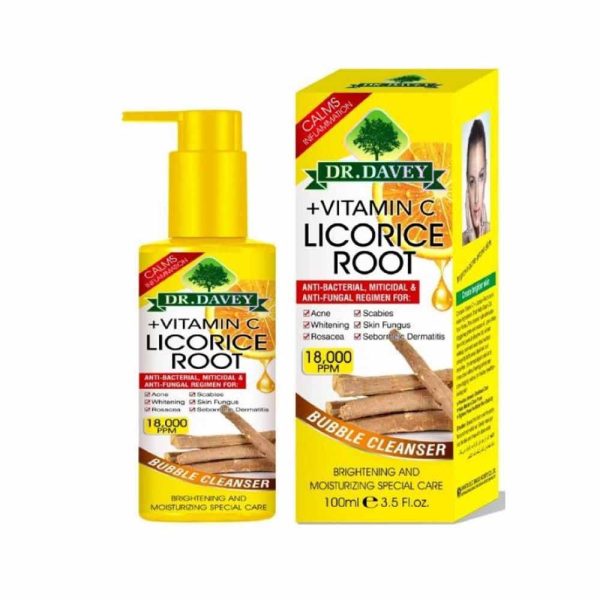 دكتور ديفي غسول منظف للوجه بخلاصة عرق السوس وفيتامين سي - 60 جم