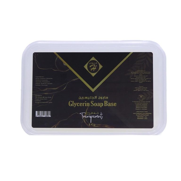 صابون جلسرين خام شفاف