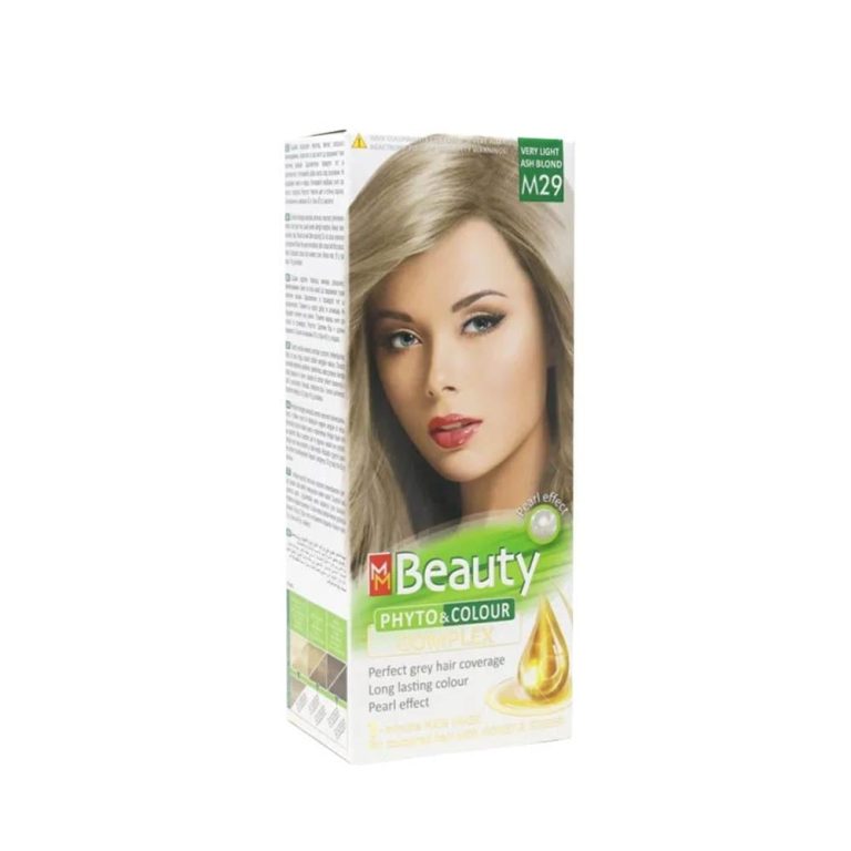 صبغة شعر أشقر رمادي فاتح جدا