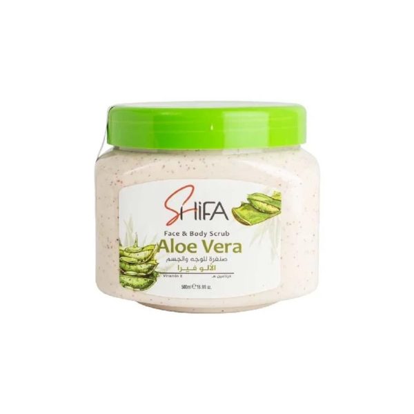 شفا صنفرة بخلاصة الألوفيرا وفيتامين هـ - 500 مل