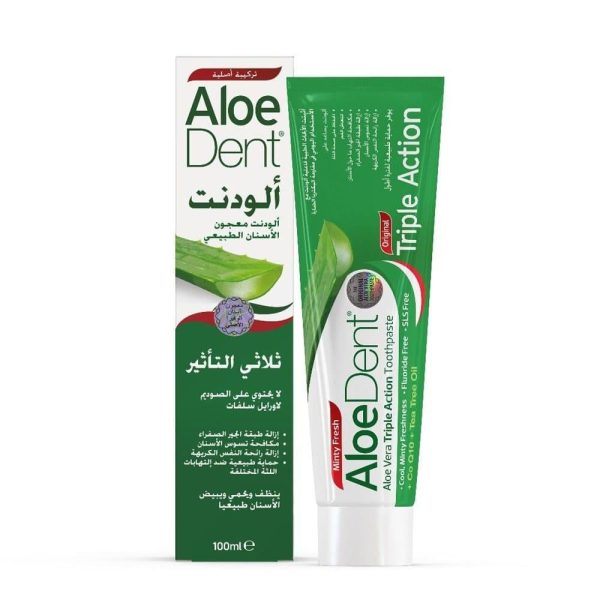 معجون أسنان ثلاثي المفعول