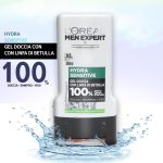 ⁦لوريال باريس سائل استحمام هيدرا سنستيف للرجال 300مل⁩ - الصورة ⁦3⁩