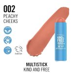 ⁦ريميل لندن احمر خدود كايند اند فري مالتي ستيك رقم 002 بيتشي شيكس - 5 جم⁩ - الصورة ⁦3⁩