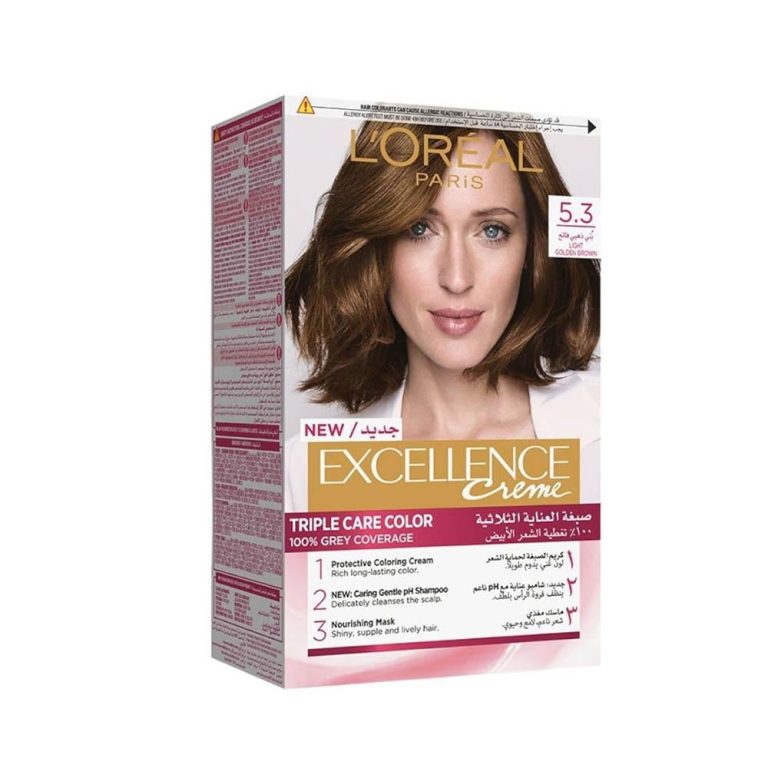 لوريال إكسلانس صبغة بني ذهبي فاتح 5.3