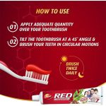 ⁦دابر ريد معجون أسنان الأيورفيدي مع فرشاة أسنان مجانية - 200 جم⁩ - الصورة ⁦6⁩