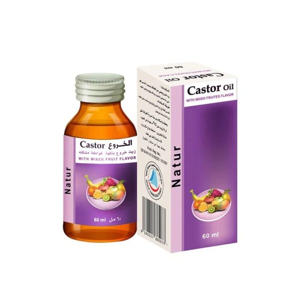 زيت خروع بنكهة الفواكه