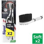 ⁦سيجنال فرشاة أسنان متوسطة الحجم بالفحم 2 قطعة⁩ - الصورة ⁦2⁩