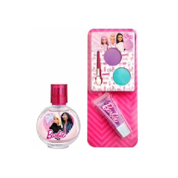 مجموعة باربي (عطر + مكياج)