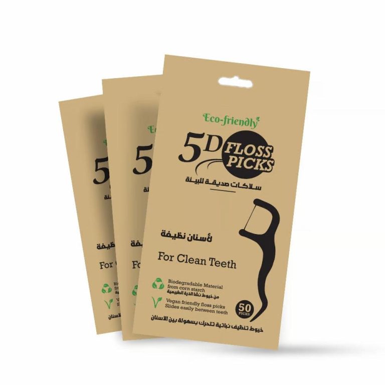 اعواد اسنان وخيط فايف دي صديقة للبيئة